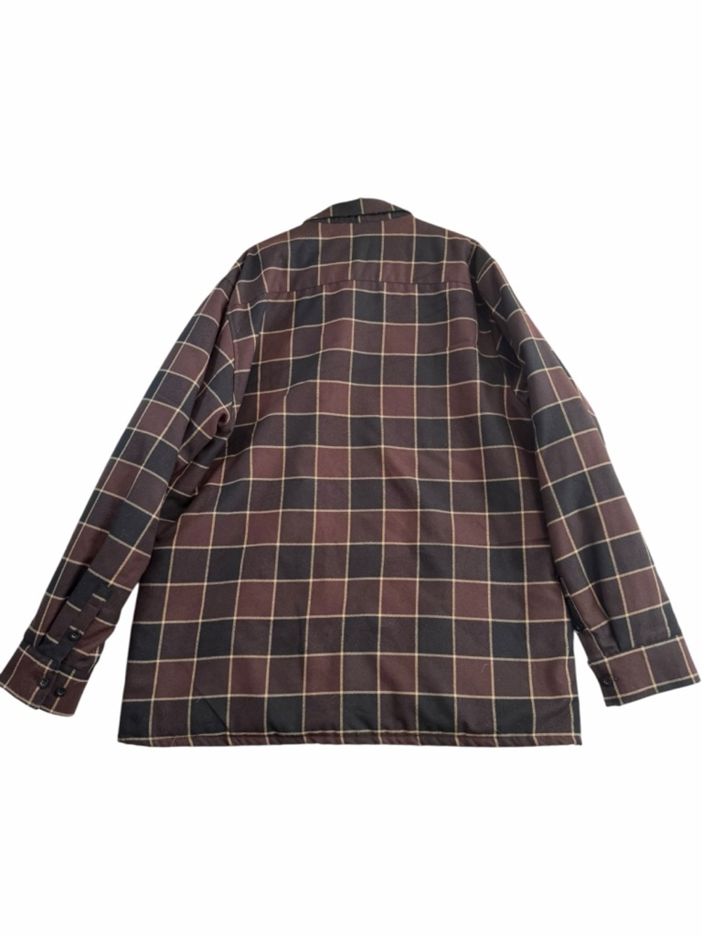 DIXXON Men's Form and Function Dark Brown Checkered Shirt Jacket XXL - Picture 2 of 6